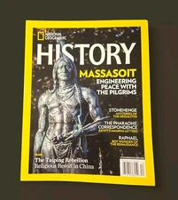Massasoit Pilgrims Stonehenge Raphael 2020 National Geographic History Magazine