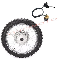 14"60/100-14  Front Wheel+Tyre+Rim+Disc Brake Caliper Apollo 125cc 140cc SSR SDG