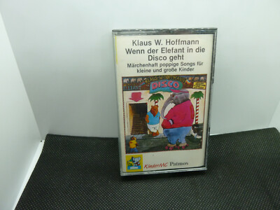 Kinderlieder Musik Kassette - Wenn der Elefant in die Disco geht - W. Hoffmann