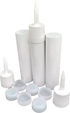 Reusable Empty Caulk Tube - REFILLABLE CAULKING Cartridge 10 oz. - 3 Pack - Made