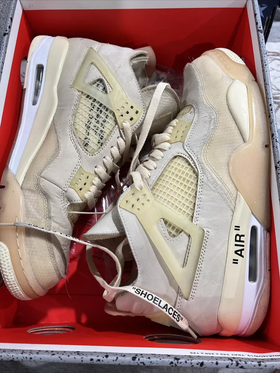 Jordan 4 Retro Off-White Sail (W) 12W