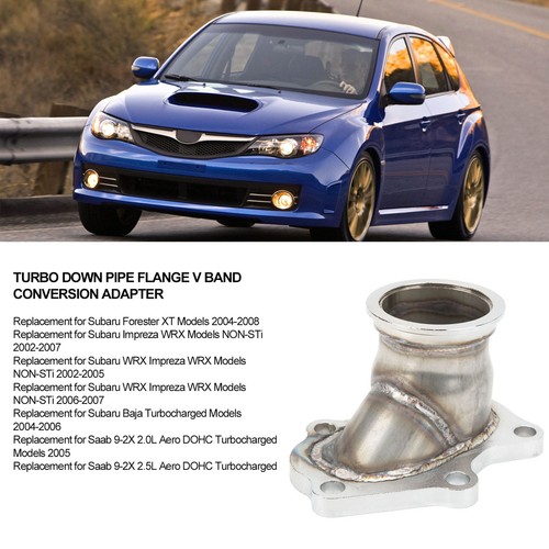 Turbo Downpipe Flange 5 Bolt 2.5 V Band Turbo Downpipe Flange Adapter For - Picture 15 of 22