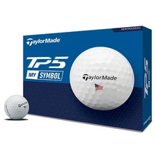 TaylorMade TP5 Symbol Golf Balls 1 Dozen USA NEW