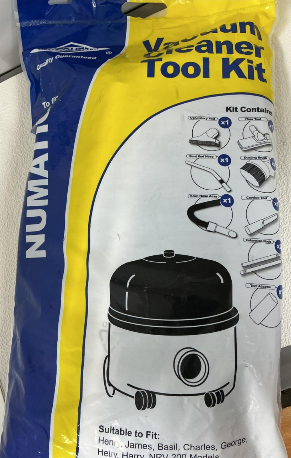 Charles Hoover Numatic Vacuum Cleaner Tool Kit Complete with 2.5m Hose fits 32mm