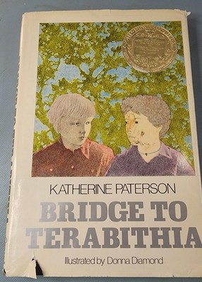 Bridge to Terabithia Katherine Paterson 1977 Newbery Medal Illustrated Crowell