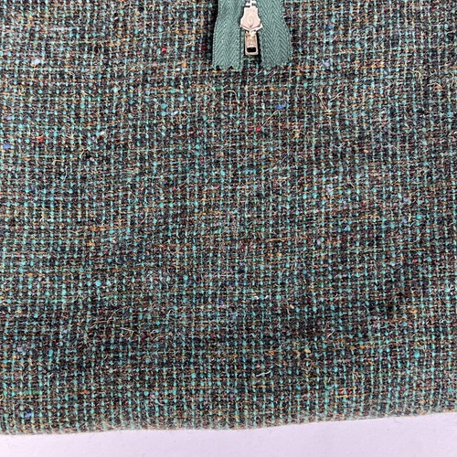 VTG 60s Scottish Woollens Wool Skirt Length Fabric 31.5”x59” Zipper Tweed UK NOS - Picture 3 of 7