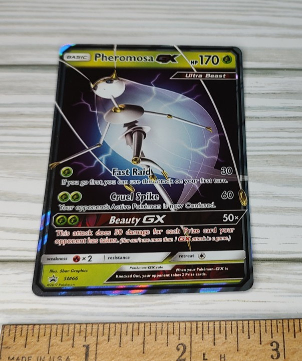 Pokémon Pheromosa GX TCG SM66 Sun & Moon Black Star Promo Card Trading