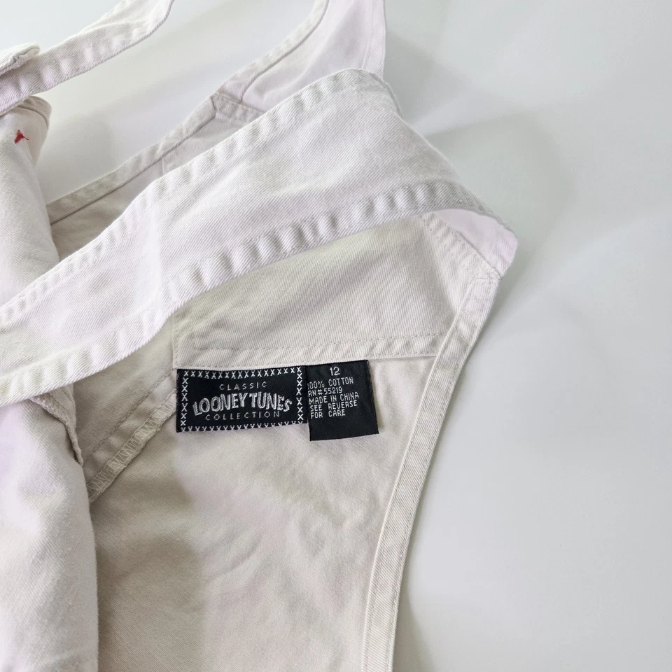 Mono vintage Looney Tunes niños talla 12 jóvenes niños color caqui tostado de colección Foto 4 de 4