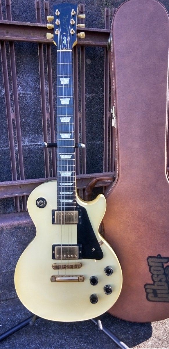 Gibson Les Paul Studio 1997 Ivory White Rare Ebony Fretboard Gold
