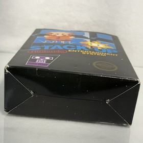 Stack Up⭐️TEST MARKET Matte Sticker Seal⭐️Complete NO Cart⭐️Nintendo NES GRAIL