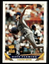 Dave Fleming *ALL STAR ROOKIE CARD* (ASR) 1993 Topps #45. rookie card picture