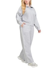Women 2 Piece Lounge Matching Sets Modal Oversized Small Heather Grey