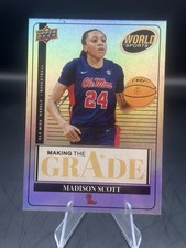 2025 World of Sports Vol 1 Madison Scott Ole Miss #MTG-SC Making The Grade RC
