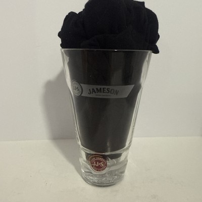 John Jameson & Son Irish Whiskey 5 1/4'' Tall Rocks Highball Glass RED Label