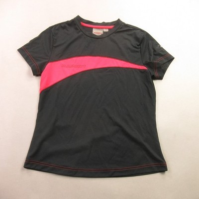 Mammut Shirt Mens Medium Short Sleeve Crew Neck Outdoors Lightweight Black