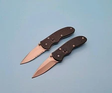 Gerber Mini Fast Draw Pocket Knife - Assisted Plain/Combo Blade - LOT OF 2