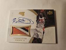2007-08 Exquisite Basketball Raymond Felton Patch Auto /35 Bobcats upper deck