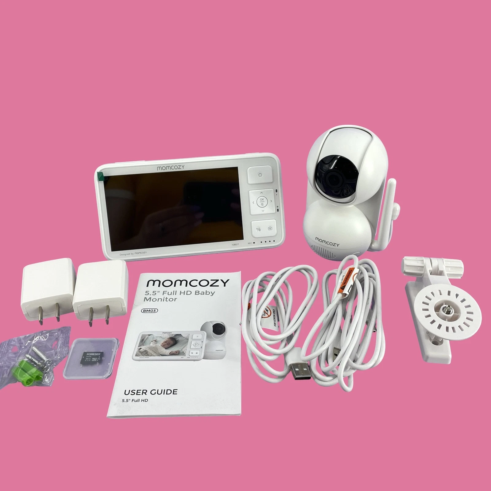 Momcozy BM03 5.5" Full HD Video Baby Monitor and Camera #MB8954
Opens in a new window or tab