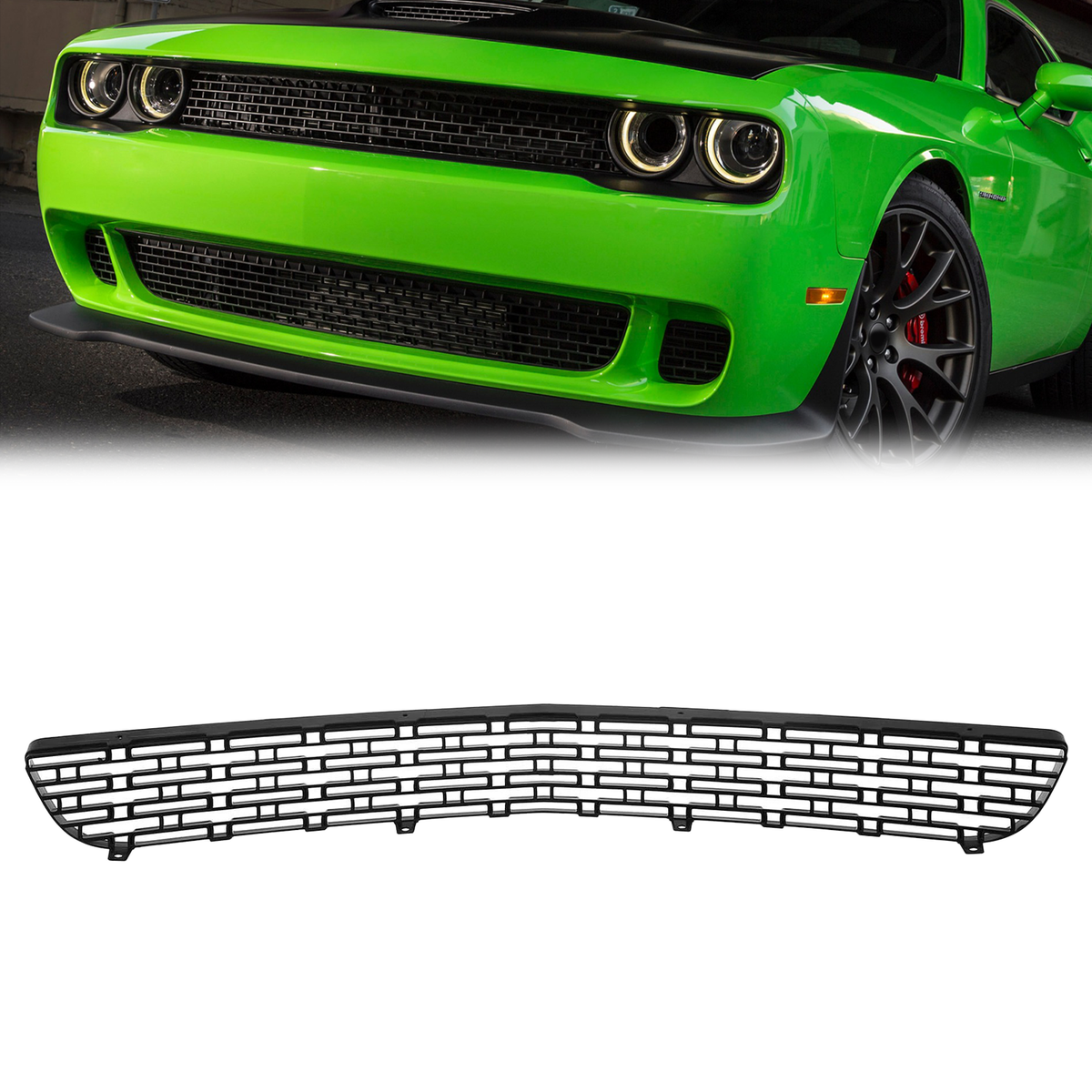 For 2015-2022 Dodge Challenger Front Bumper Lower Grille Grill
