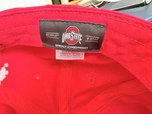 Ohio State University Buckeyes OSU Fan 1 Adjustable Hat Cap Unisex NCAA - Picture 3 of 3