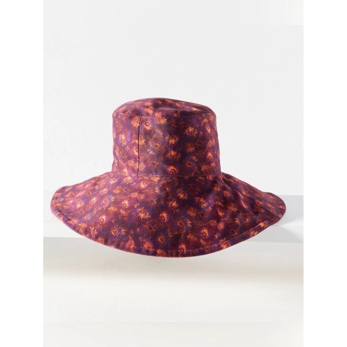 New With Tags Anthropologie Wide Brim Floral Corduroy   Bucket Hat Anthropologie Hats for Women for sale | eBay main image 2