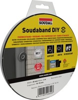 Soudal Fugendichtband Soudaband Diy BG1 20/10-18 3 M X 2 Cm Grau Selbstklebend