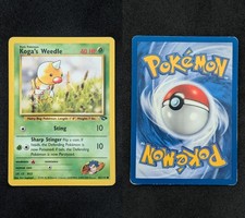 Koga's Weedle 82/132 Common Gym Challenge Pokemon Unlimited Moderately Played