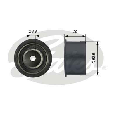 TIMING BELT DEFLECTION GUIDE PULLEY GATES T42084 P FOR OPEL ASTRA F,VECTRA A - Picture 2 of 5