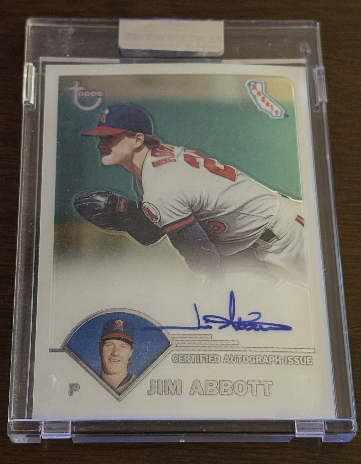 2003 Topps Retired Signature Autographs #JA Jim Abbott Uncirculated AUTO ANGELS