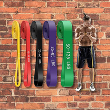 Heavy Duty Resistance Bands Set 5 Loop for Gym Exercise Pull up Fitness Workout