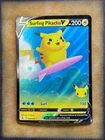 Pokemon Surfing Pikachu V 008/025 Celebrations Ultra Rare Holo NM