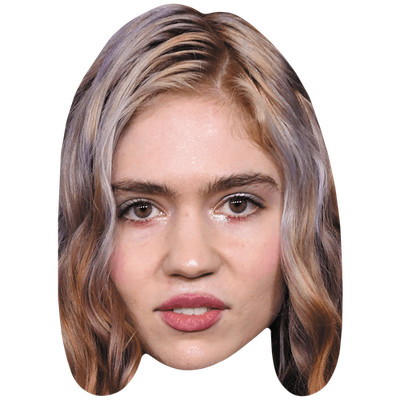 Grimes (Make Up) Promi Maske, flaches Kartengesicht, Kostüm Maske