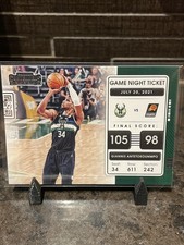 2021-22 Panini Contenders - Game Night Ticket Giannis Antetokounmpo #15