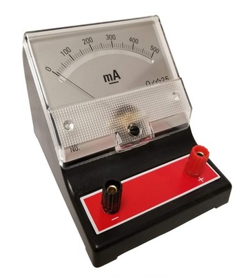 Ammeter, Analog, 0mA to 500mA, DC
