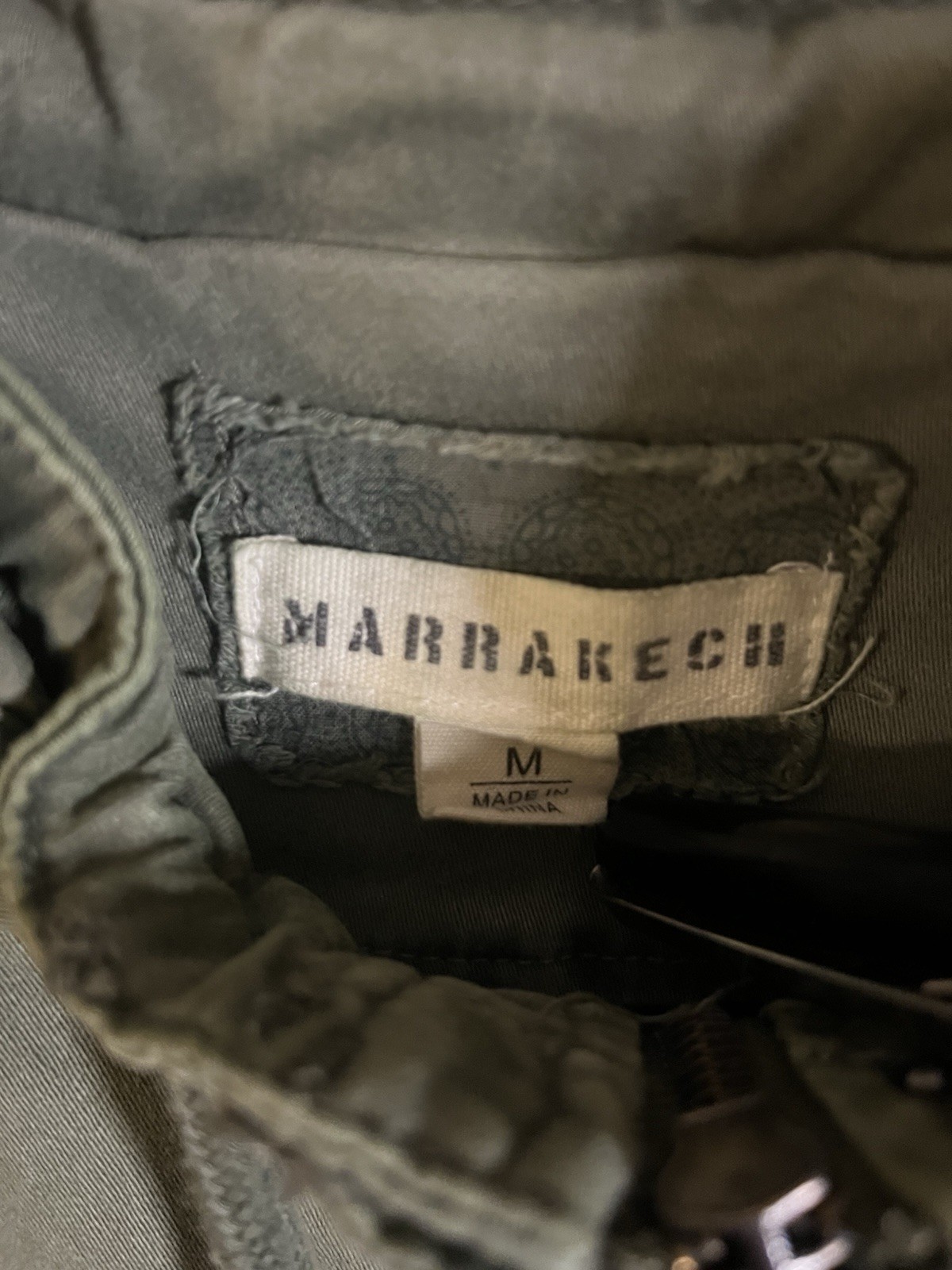 Marrakech Women’s Utility Jacket Medium Olive Gre… - image 3