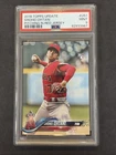 2018 Topps Update Series Shohei Ohtani #US1 Pitching Red Jersey Mint PSA 9 RC