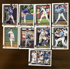 2025 Topps Series 1 Base Kansas City Royals Team Set 9 CARDS WITT RAGANS 021925