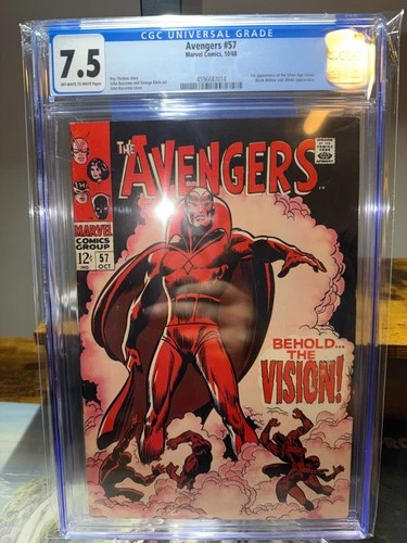 Avengers 57 CGC 7.5 1st Appearance of Vision