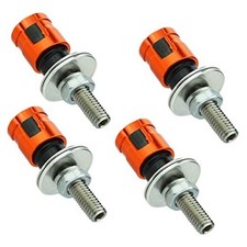 Cool License Plate Screws Car License Plate Frame Bolts Decorative Orange Cool License Plate Screws Car License Plate Frame Bolts Decorative Orange