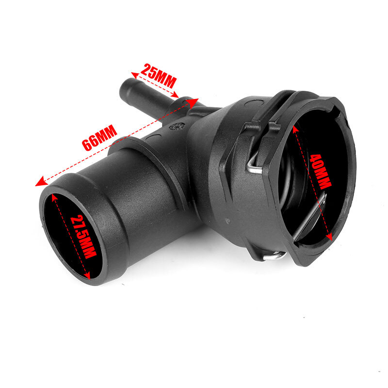 Radiator Coolant Hose Connector For Volkswagen Passat Jetta CC Tiguan ...