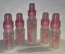 5 DR BROWN S DR BROWNS PINK STANDARD BABY BOTTLES 4 Oz 8 Oz BP3