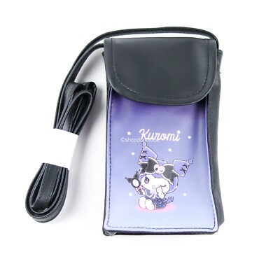 Kuromi Ichiban Kuji Night Routine Prize 7 Phone Crossbody Bag 6'' x 3'' Japan New