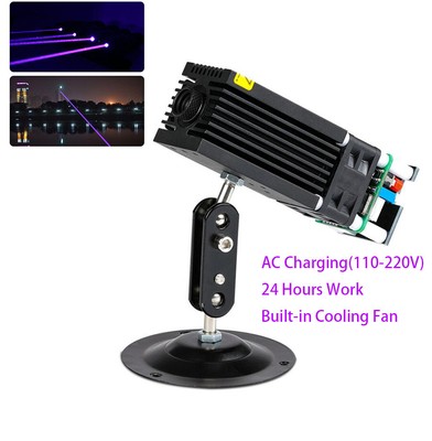 1000 High Power Long Range 405nm Purple Laser Pointer Highway Warning Lamp