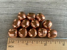3 Copper Mini Balls, Healing Stones, Healing Crystal, Spiritual Stone