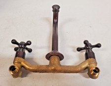 Antique Wall Brass Faucet 360  Swivel Spout Bathroom