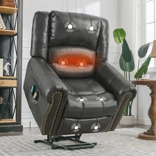Power Lift Recliner Chair for Elderly Electric Lift Chair with Massage Heat