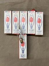 ABCO Flicker Flame 2-3 Watt Light Bulb 03659 Lot Of 6