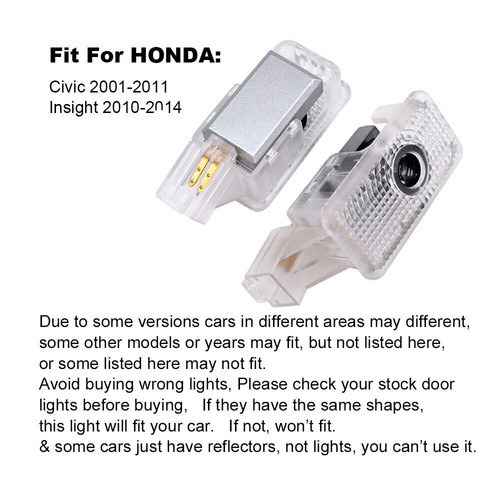 4x Car Door Light Laser Projector Ghost Shadow Laser For HONDA Insight Civic - Picture 2 of 11