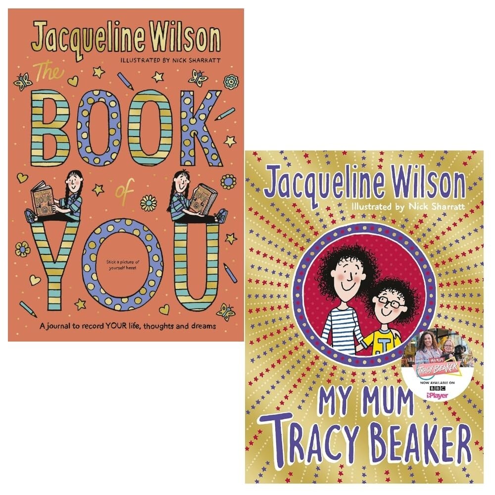 Jacqueline Wilson Collection 2 Books Set My Mum Tracy Beaker (HB) Book of You