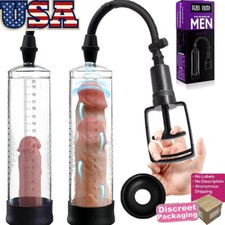 Vacuum Penis Pump for Male ED Enhancement Erectile Enlargement Penis Enlarger BG